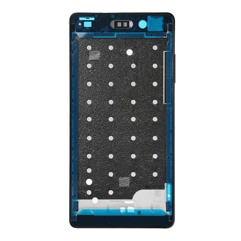 Front Housing Screen Frame Bezel for Huawei Ascend P8 Lite(Black)