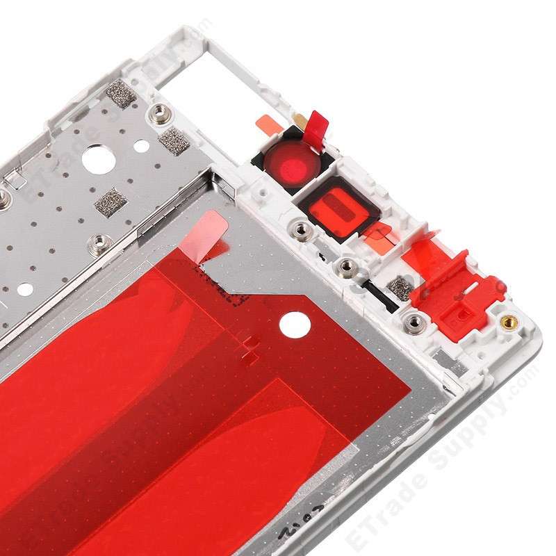 Front Housing Screen Frame Bezel for Huawei Ascend P8 Lite(Black)