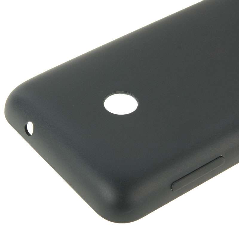 Solid Color Plastic Battery Back Cover for Nokia Lumia 530/Rock/M-1018/RM-1020(Black)