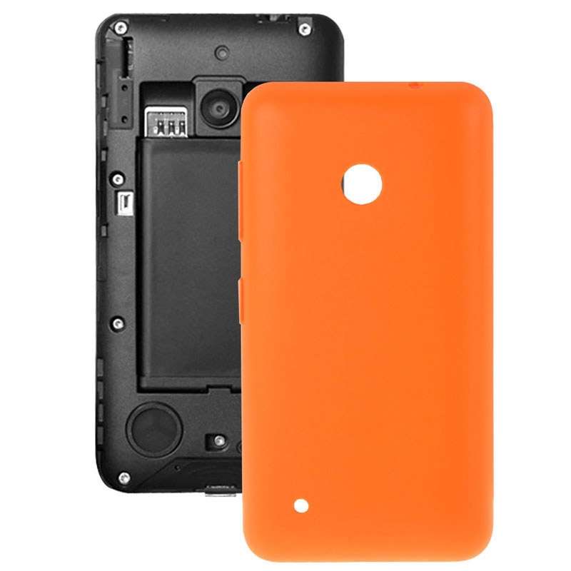 Solid Color Plastic Battery Back Cover for Nokia Lumia 530/Rock/M-1018/RM-1020(Black)