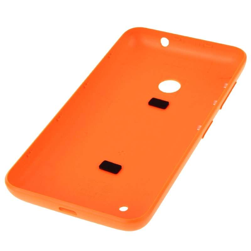 Solid Color Plastic Battery Back Cover for Nokia Lumia 530/Rock/M-1018/RM-1020(Black)