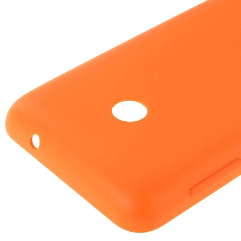 Solid Color Plastic Battery Back Cover for Nokia Lumia 530/Rock/M-1018/RM-1020(Black)