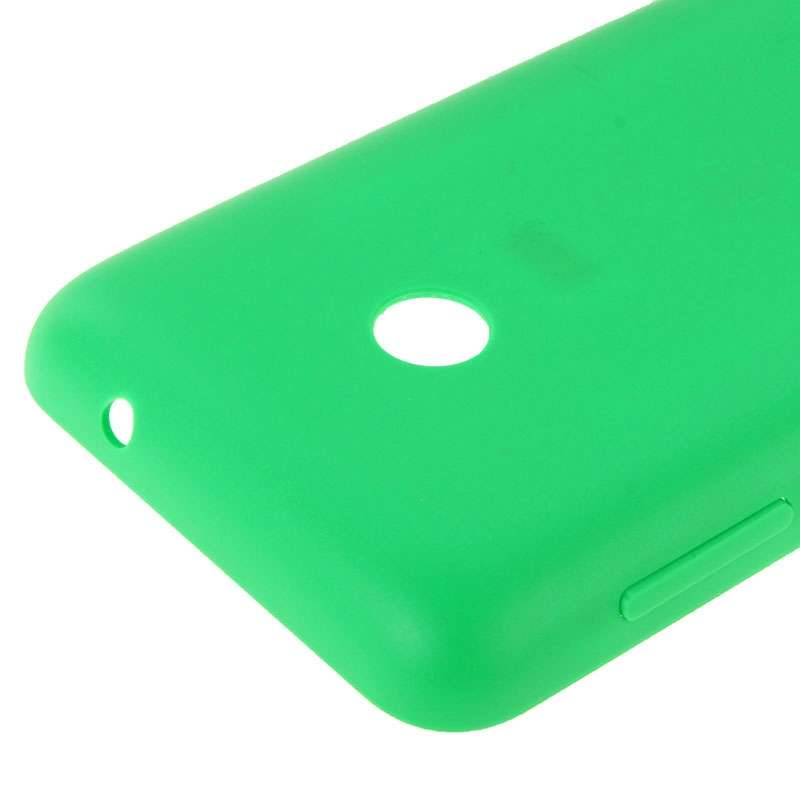 Solid Color Plastic Battery Back Cover for Nokia Lumia 530/Rock/M-1018/RM-1020(Black)