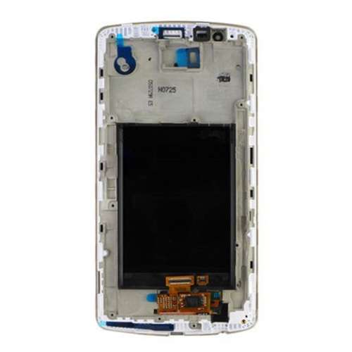 LCD Display + Touch Panel with Frame for LG G3 / D850 / D851 / D855 / VS985(White)