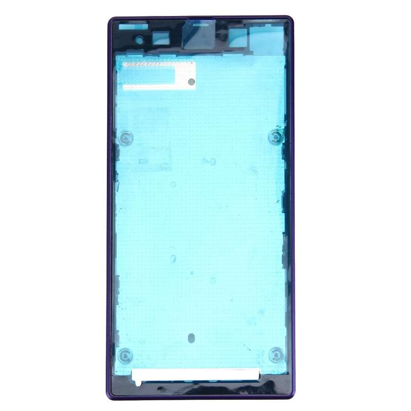 Front Housing LCD Frame Bezel Plate for Sony Xperia Z1 / C6902 / L39h / C6903 / C6906 / C6943(Purpl