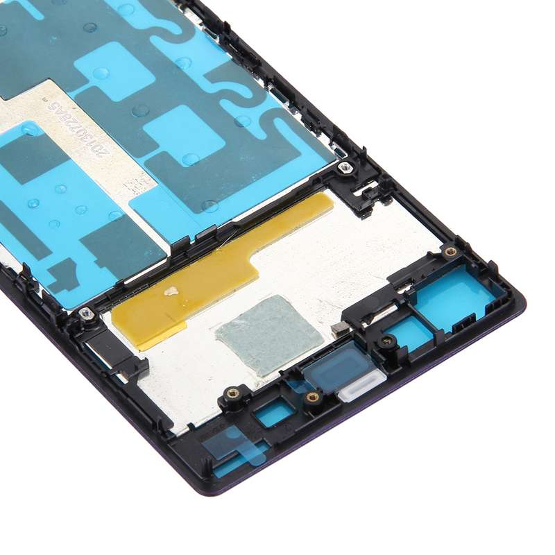 Front Housing LCD Frame Bezel Plate for Sony Xperia Z1 / C6902 / L39h / C6903 / C6906 / C6943(Purpl