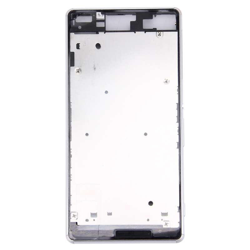 Front Housing LCD Frame Bezel Plate for Sony Xperia Z3 / L55w / D6603(Black)