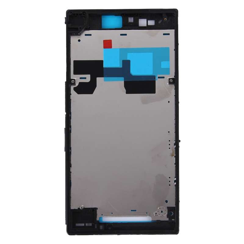 Front Housing LCD Frame Bezel Plate for Sony Xperia Z Ultra / XL39h / C6802(Black)