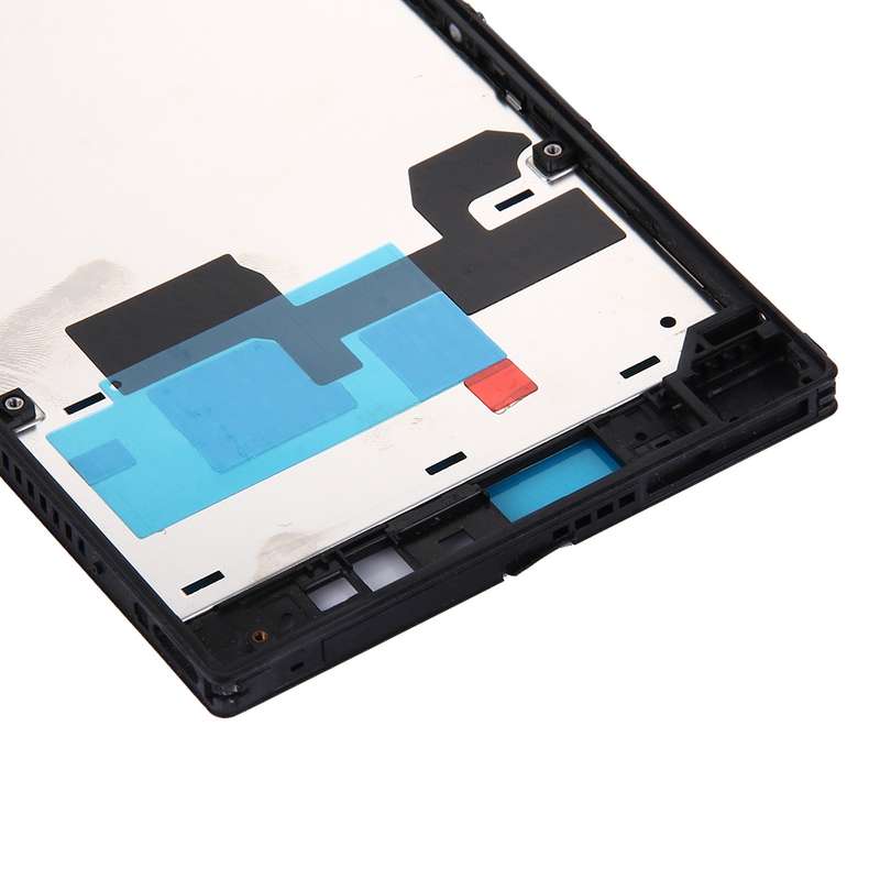 Front Housing LCD Frame Bezel Plate for Sony Xperia Z Ultra / XL39h / C6802(Black)