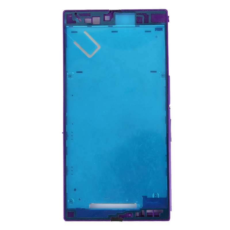 Front Housing LCD Frame Bezel Plate for Sony Xperia Z Ultra / XL39h / C6802(Purple)