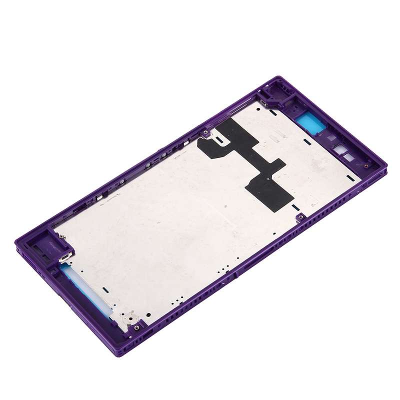 Front Housing LCD Frame Bezel Plate for Sony Xperia Z Ultra / XL39h / C6802(Purple)