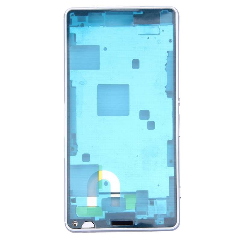 Front Housing LCD Frame Bezel Plate for Sony Xperia Z3 Compact / D5803 / D5833(White)