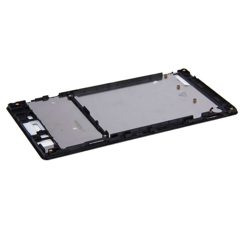 Front Housing with Adhesive Sticker for Sony Xperia T3(Black)