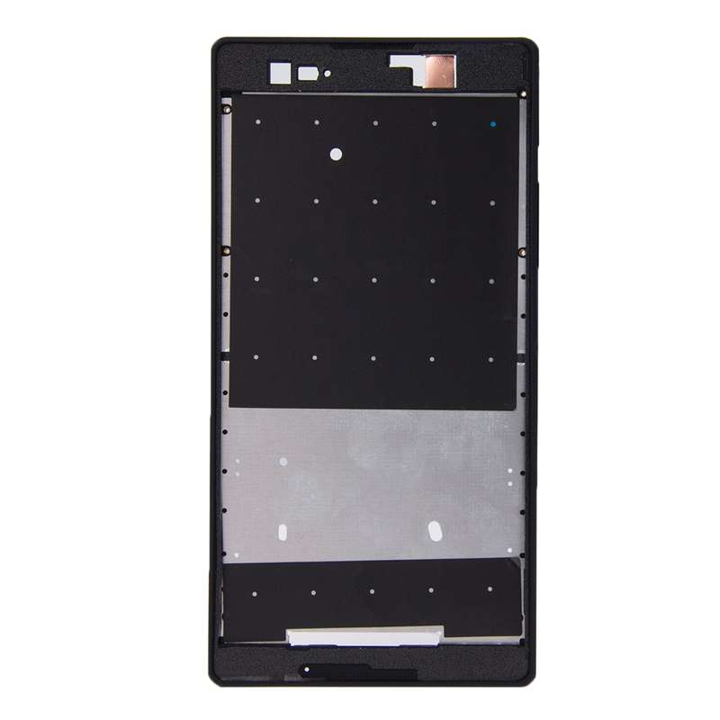 Front Housing with Adhesive Sticker for Sony Xperia T2 Ultra(Black)
