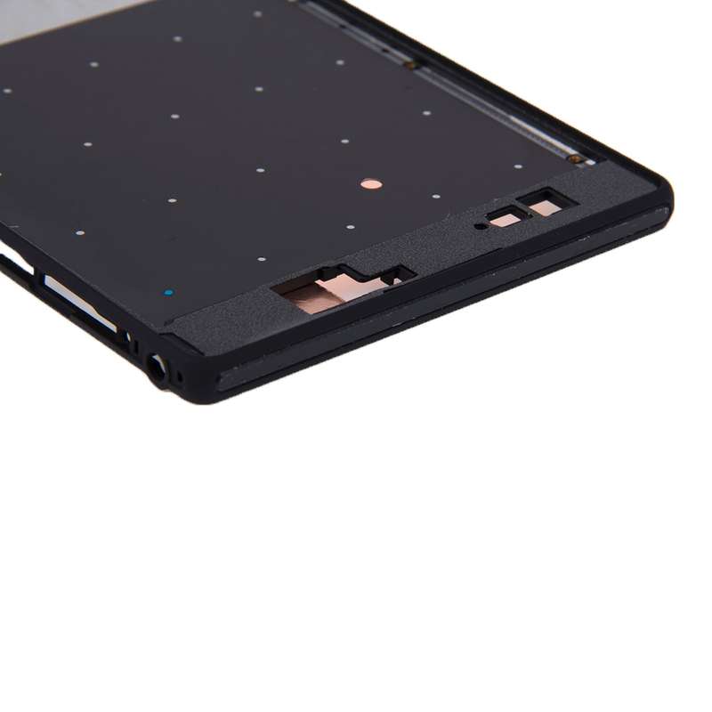 Front Housing with Adhesive Sticker for Sony Xperia T2 Ultra(Black)