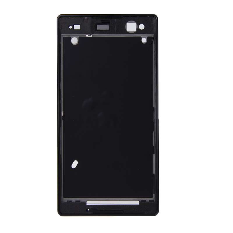 Front Housing with Adhesive for Sony Xperia C3(Black)