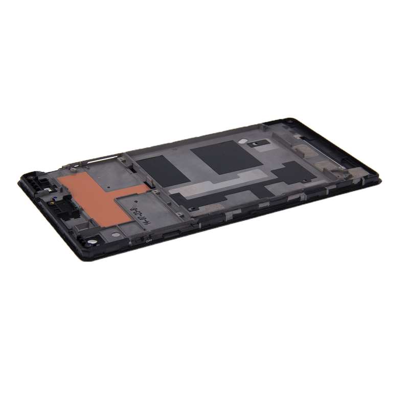 Front Housing with Adhesive for Sony Xperia C3(Black)
