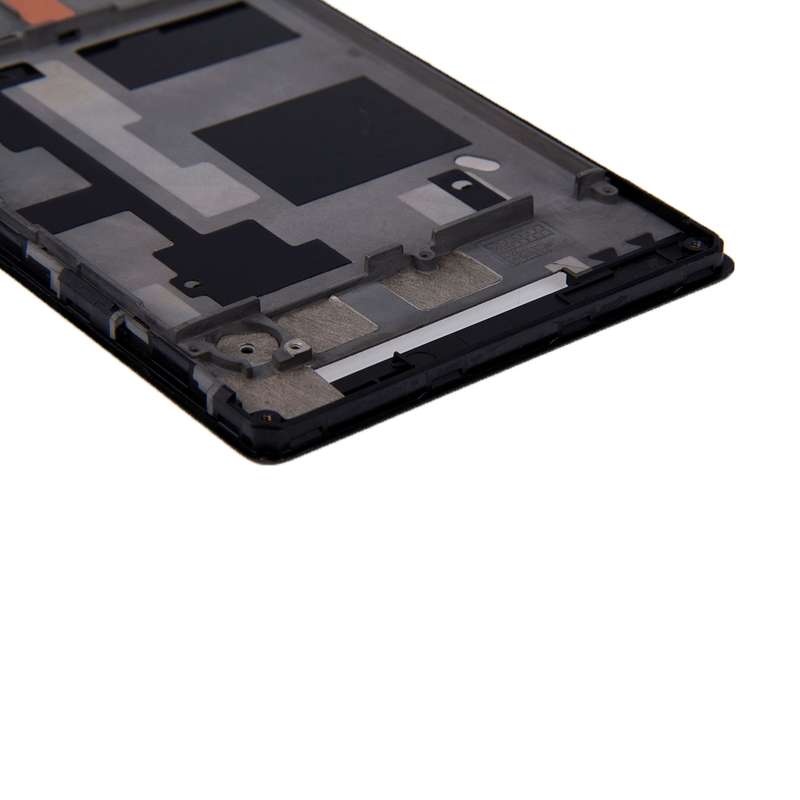 Front Housing with Adhesive for Sony Xperia C3(Black)