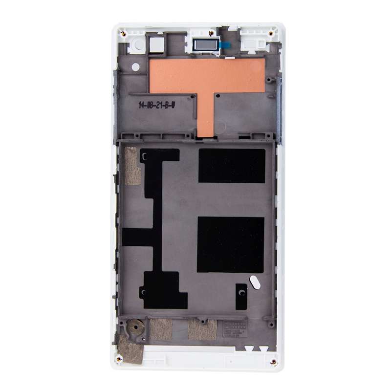 Front Housing with Adhesive for Sony Xperia C3(Black)
