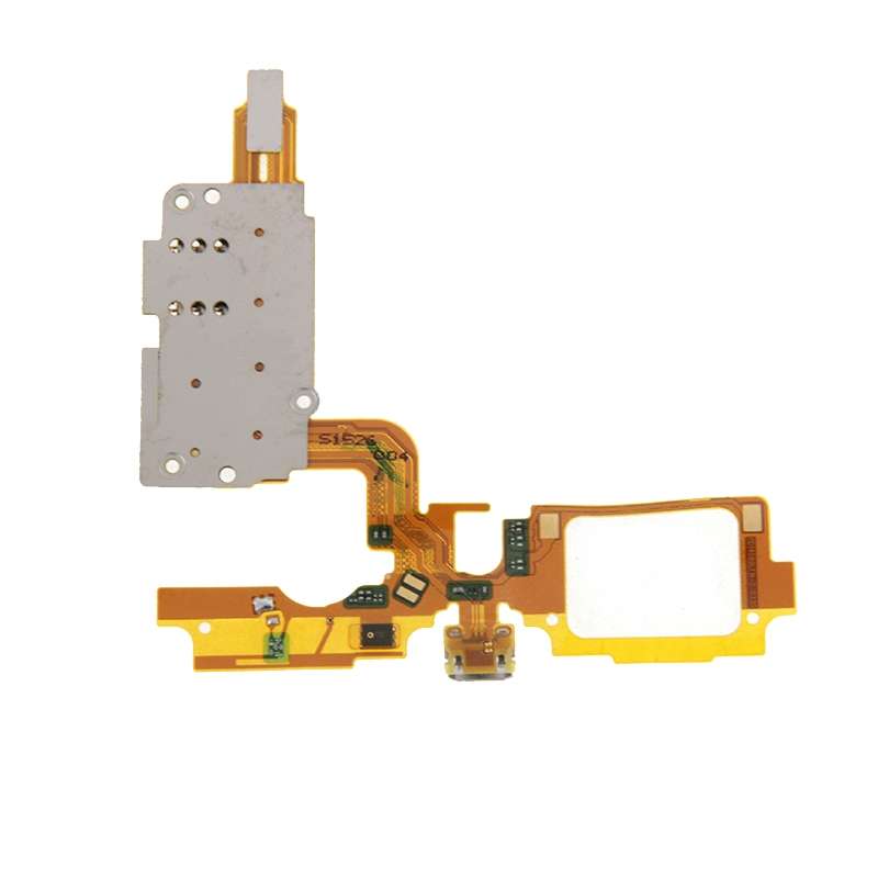 For Vivo X5Max V & X5Max+ Charging Port Flex Cable + SIM Card Reader Contact