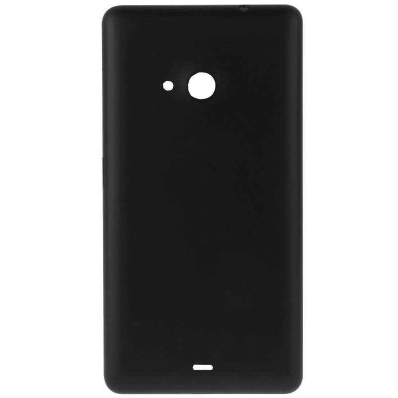 Frosted Surface Plastic Back Housing Cover for Microsoft Lumia 535(Black)