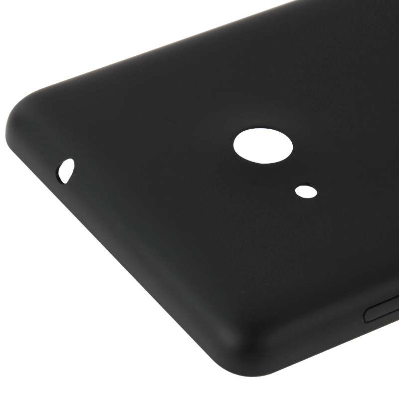Frosted Surface Plastic Back Housing Cover for Microsoft Lumia 535(Black)