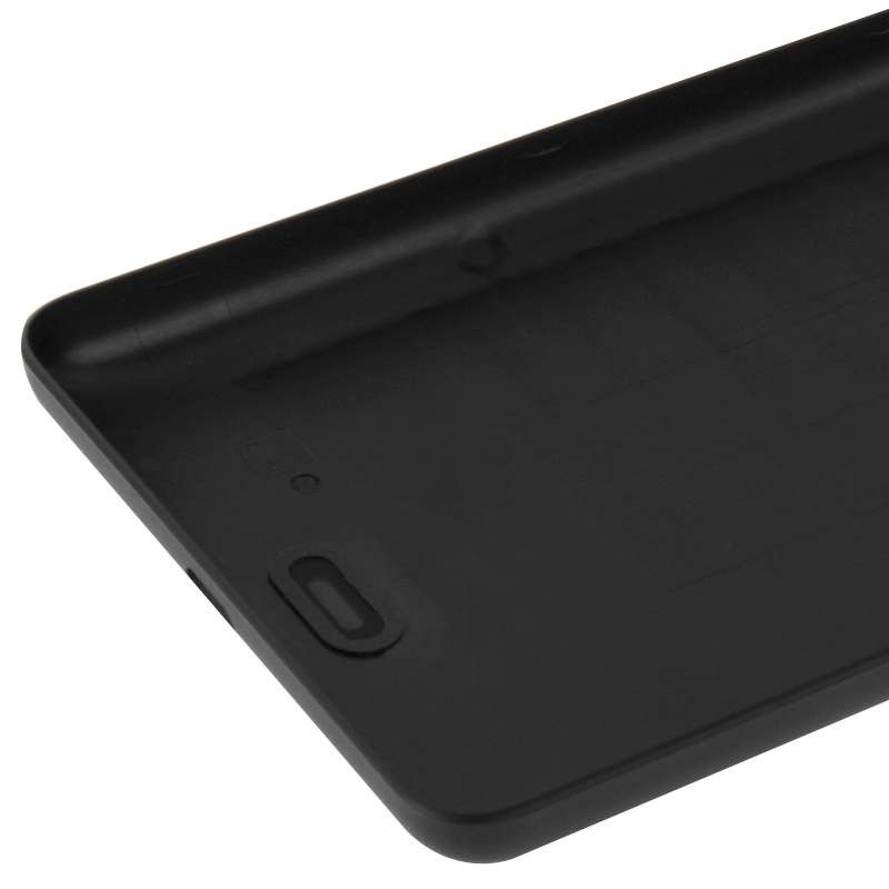 Frosted Surface Plastic Back Housing Cover for Microsoft Lumia 535(Black)