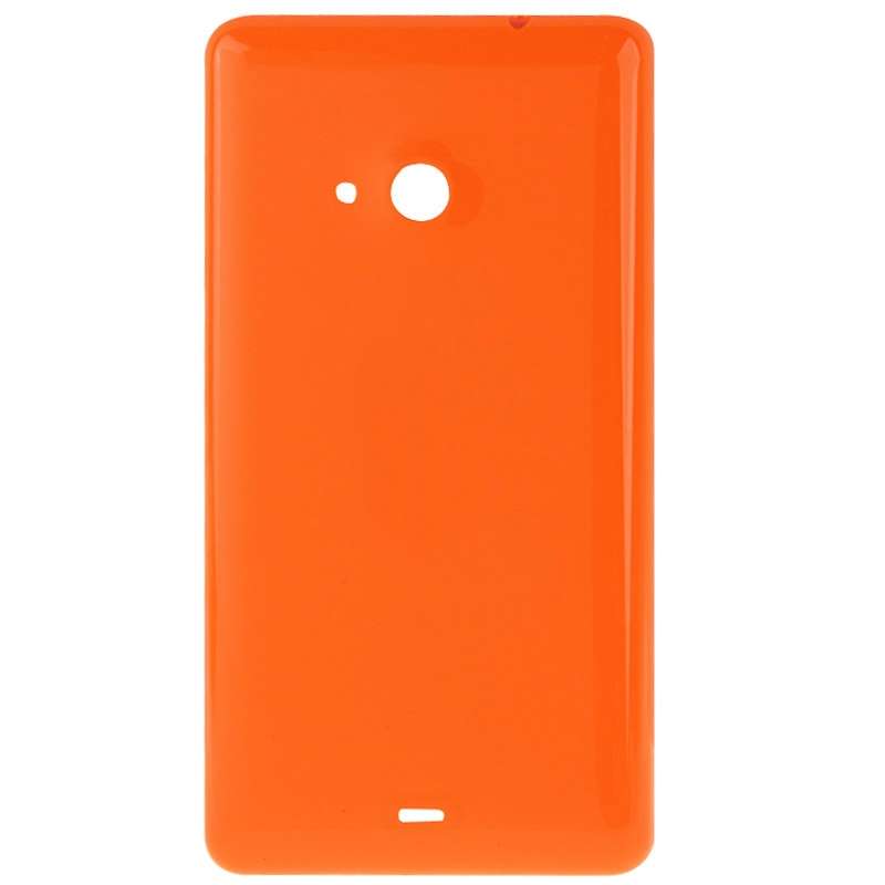Frosted Surface Plastic Back Housing Cover for Microsoft Lumia 535(Black)
