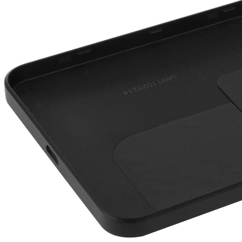 Frosted Surface Plastic Back Housing Cover for Microsoft Lumia 640XL(Black)