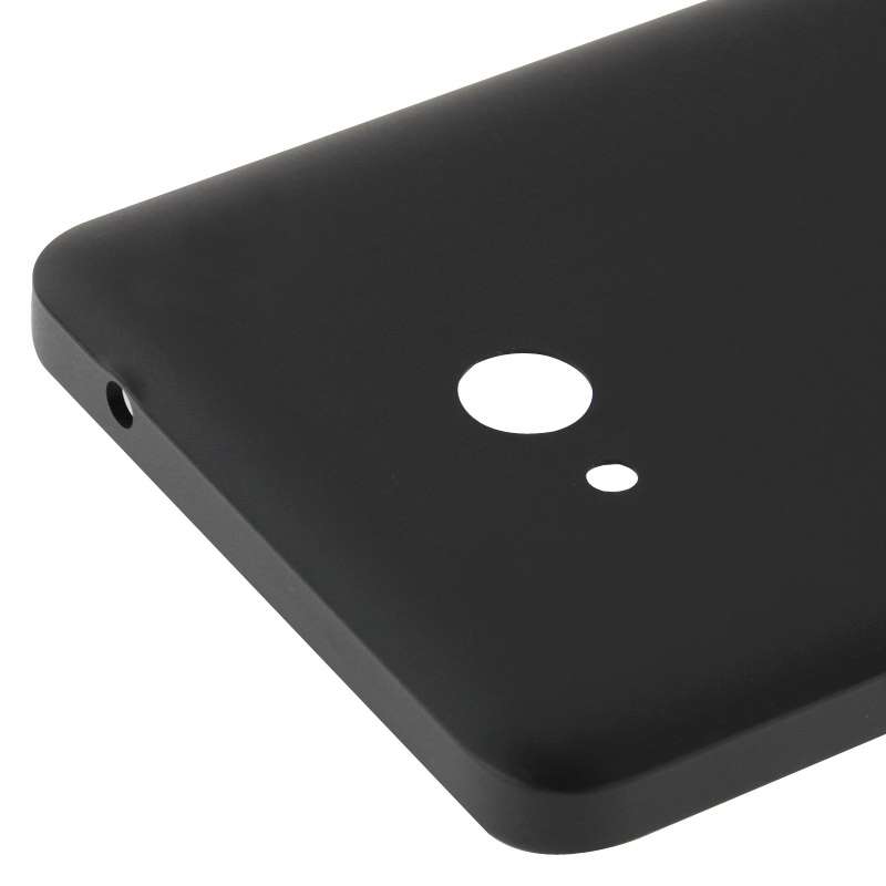 Frosted Surface Plastic Back Housing Cover for Microsoft Lumia 640(Black)