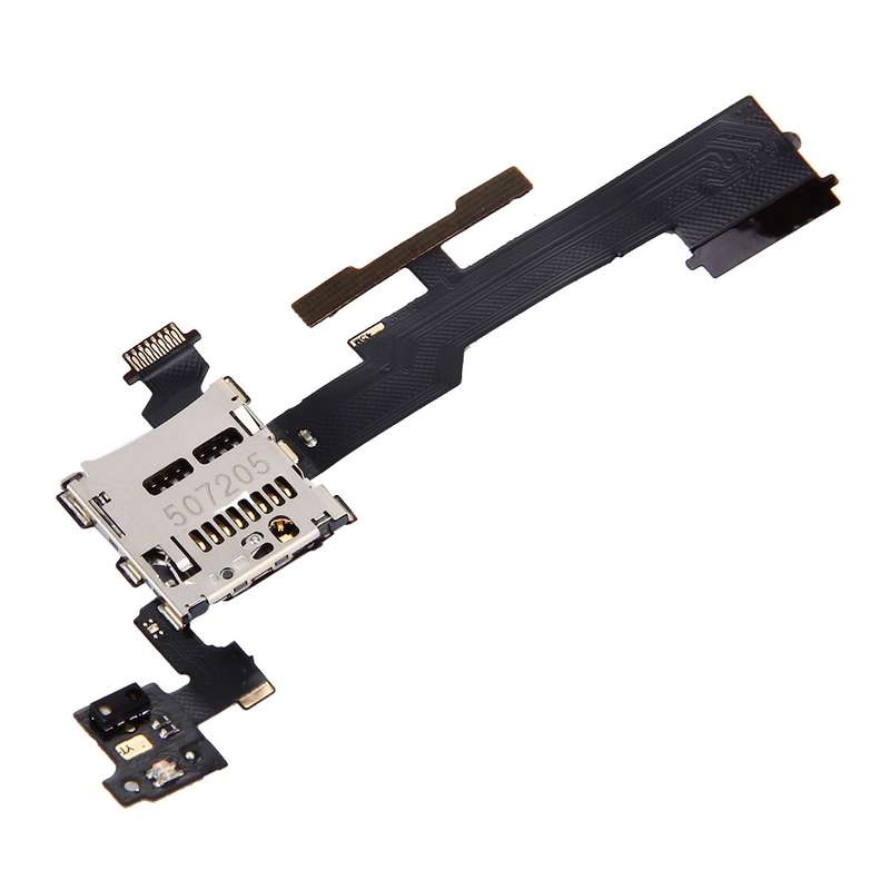 Volume Control Button & SD Memory Card Slot Flex Cable for HTC One M8