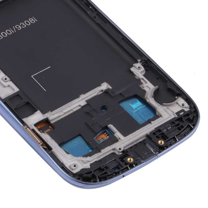 Original Super AMOLED LCD Screen for Samsung Galaxy SIII / i9300 Digitizer Full Assembly with Frame