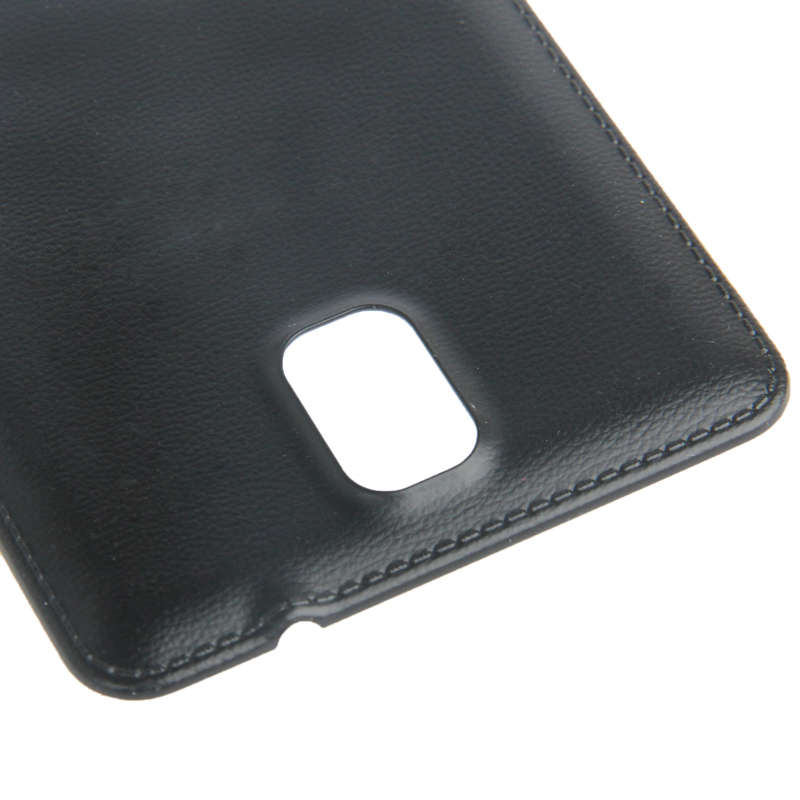 For Galaxy Note III / N9000 Original Litchi Texture Plastic Battery Cover (Black)