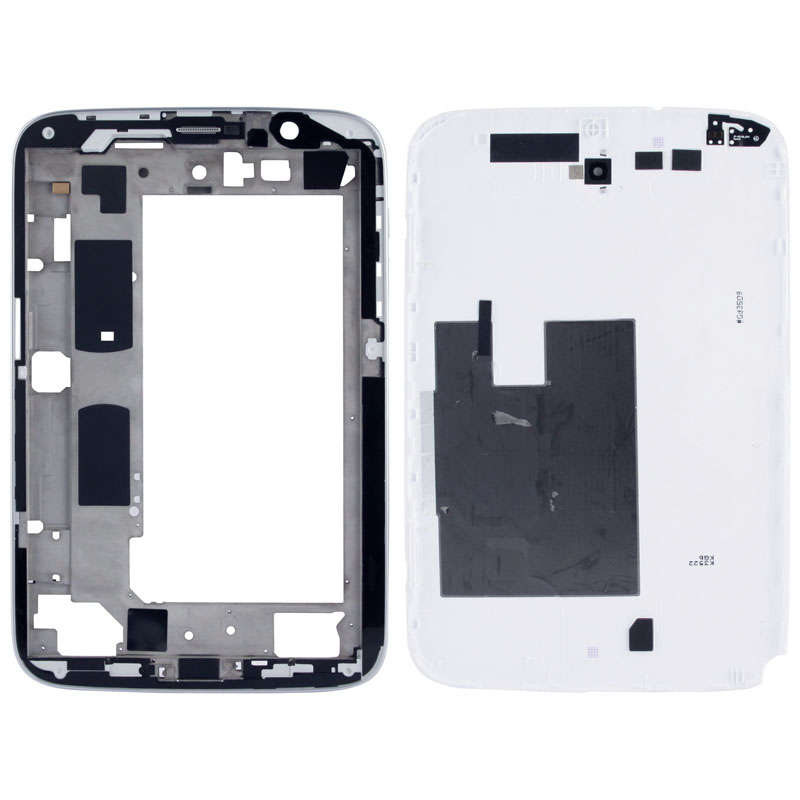 For Galaxy Note 8.0 / N5100 High Quality Full Housing Chassis (Front Frame + Back Cover) (White)