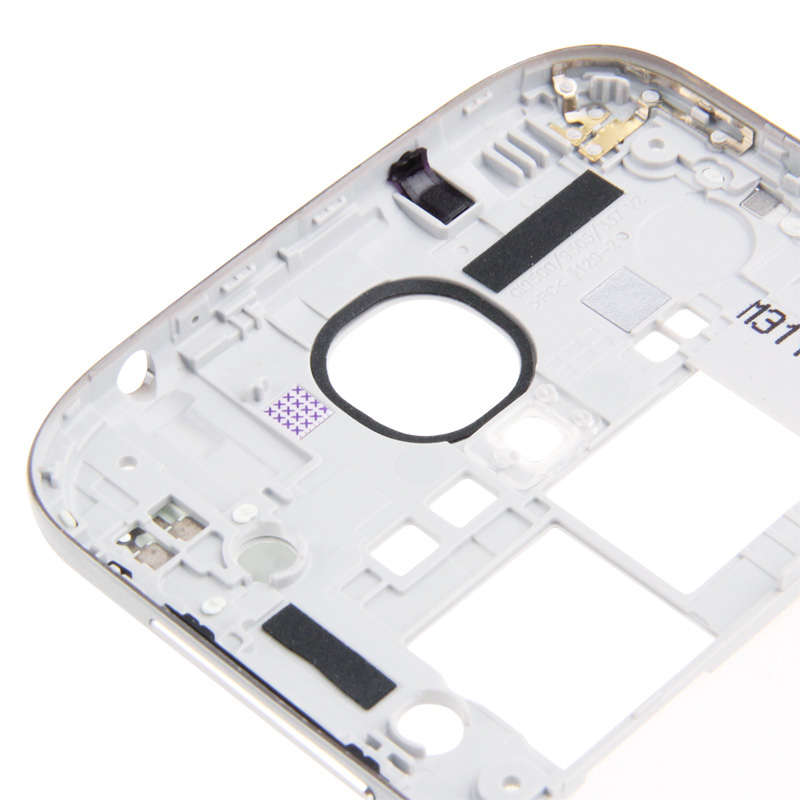 For Galaxy S IV / i9500 Full Housing Faceplate Cover (White)