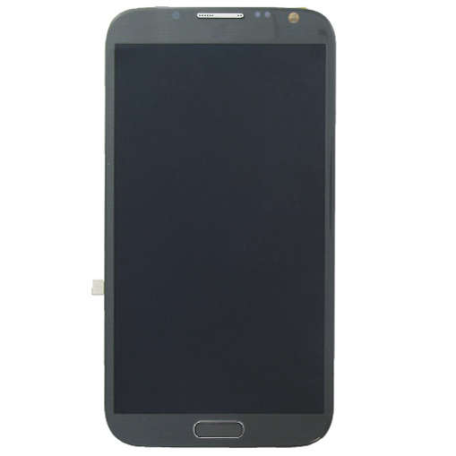 Original LCD Display + Touch Panel with Frame for Galaxy Note II / N7105(White)