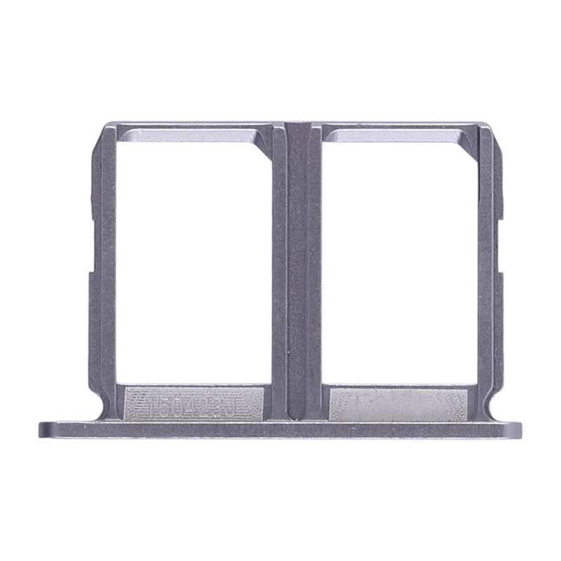 For Galaxy S6 2 SIM Card Tray (Silver)