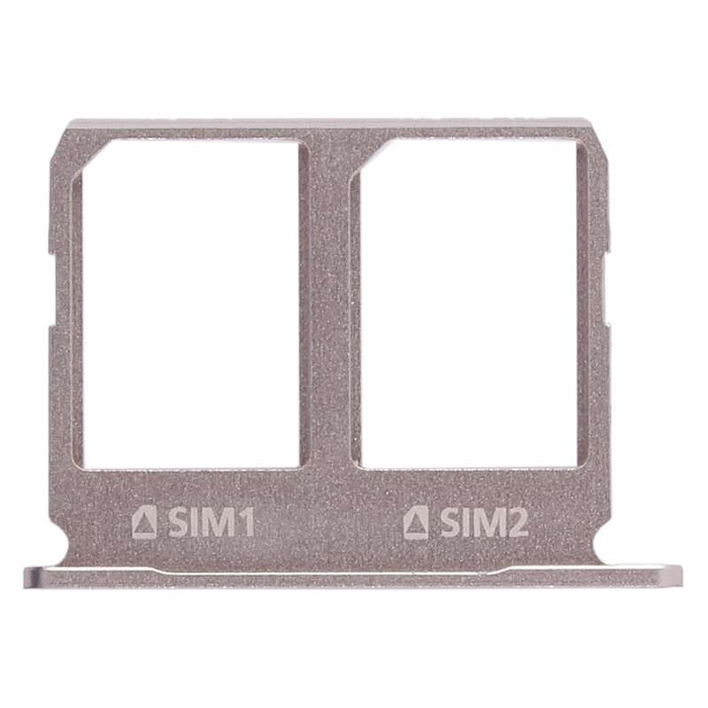 For Galaxy S6 2 SIM Card Tray (Silver)