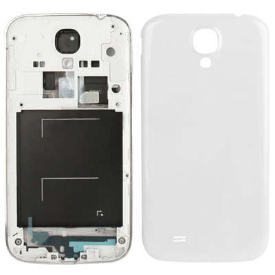 For Samsung Galaxy S IV / i9500 Original Middle Frame Bezel with Back Cover (Black)