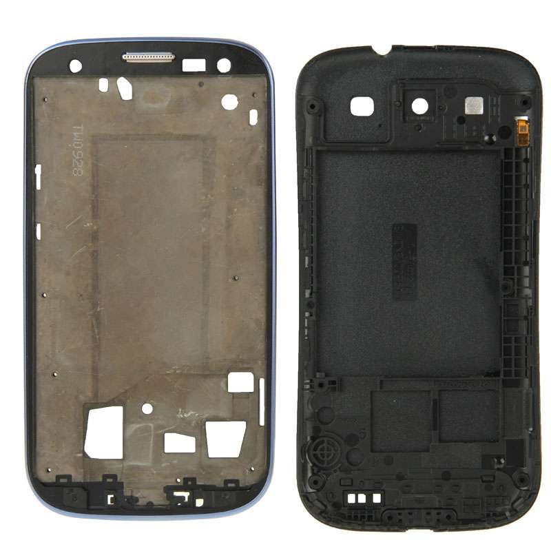 For Galaxy SIII LTE / i9305 Full Housing Faceplate Cover (Blue)