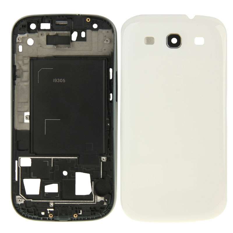 For Galaxy SIII LTE / i9305 Full Housing Faceplate Cover (Blue)
