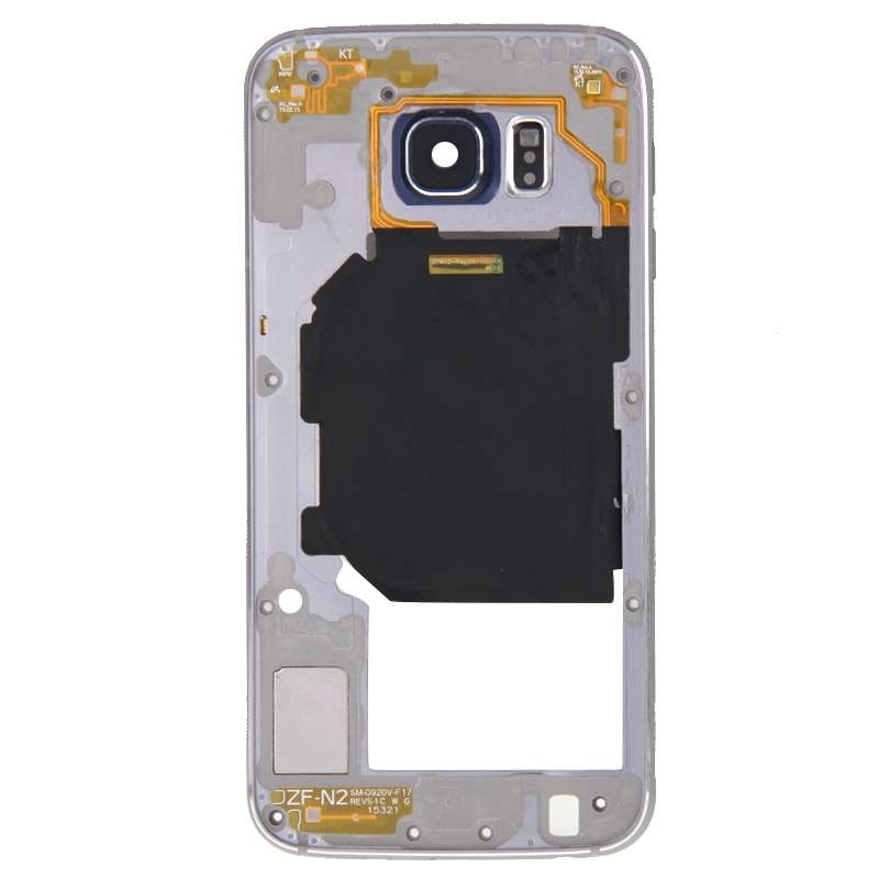 For Galaxy S6 / G920F Back Plate Housing Camera Lens Panel with Side Keys and Speaker Ringer Buzzer