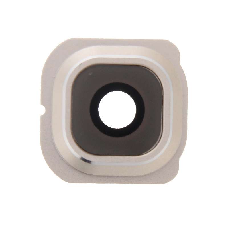 For Galaxy S6 Edge / G925 10pcs Camera Lens Cover with Sticker (White)