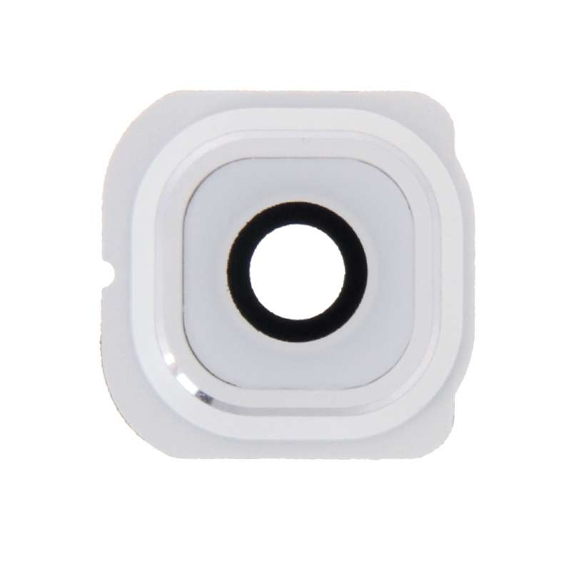 For Galaxy S6 Edge / G925 10pcs Camera Lens Cover with Sticker (White)