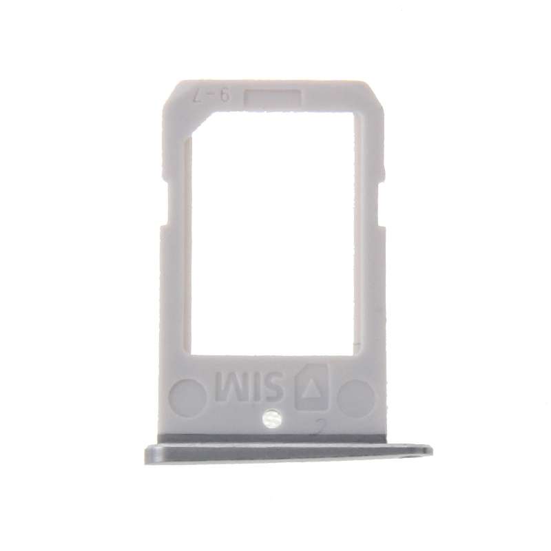 For Galaxy S6 Edge / G925 SIM Card Tray (Silver)