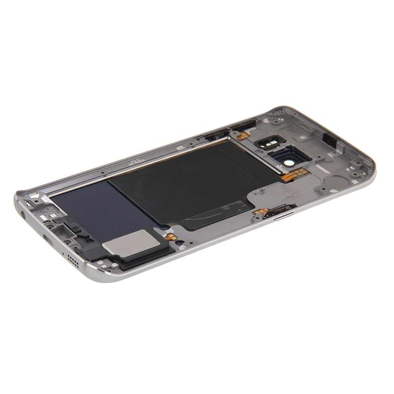 For Galaxy S6 Edge / G925 Back Plate Housing Camera Lens Panel with Side Keys and Speaker Ringer Bu