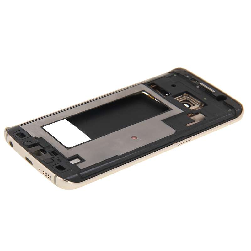 For Galaxy S6 Edge / G925 Full Housing Cover (Front Housing LCD Frame Bezel Plate + Back Plate Housi