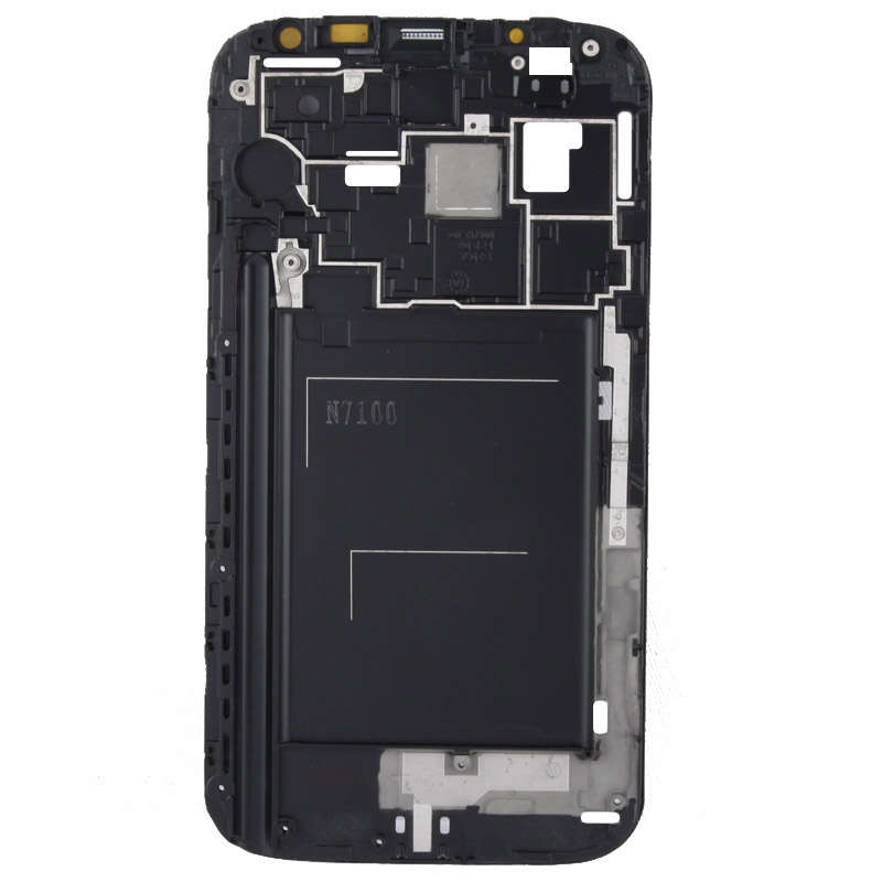 For Galaxy Note II / N7100 LCD Middle Board with Button Cable, (Black)