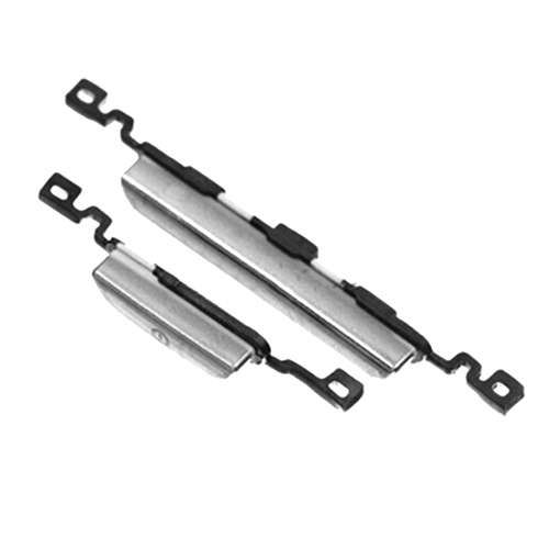 For Galaxy SIII mini / i8190 5 Pairs Power Button and Volume Control Button(Silver)