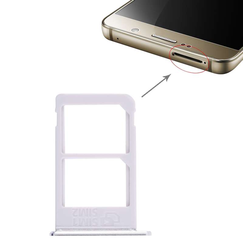 For Galaxy Note 5 / N920 Double SIM Card Tray(Silver)